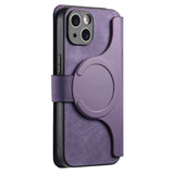 Flip n Go Detachable Apple iPhone Wallet Case-Exoticase-For iPhone 17 Pro Max-Purple-Exoticase