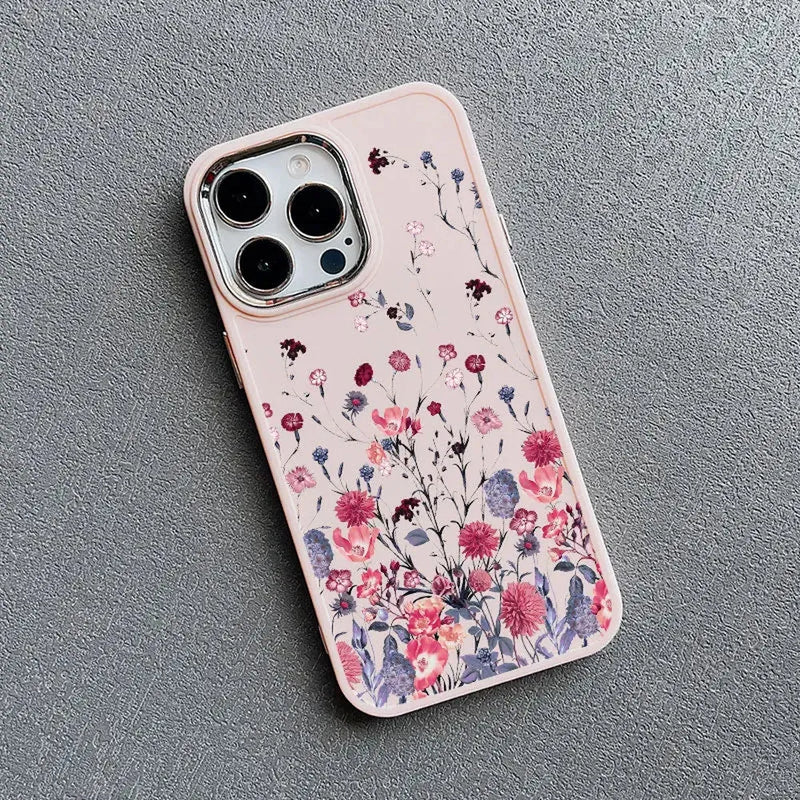 Flowerama Floral Plant iPhone Case-Exoticase-For iPhone 16 Pro Max-L-Exoticase