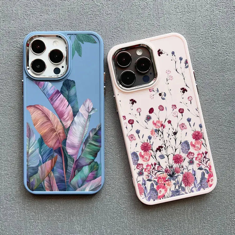 Flowerama Floral Plant iPhone Case-Exoticase-Exoticase