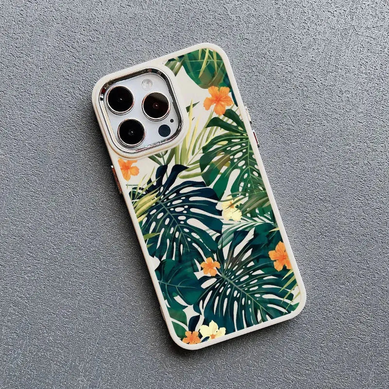Flowerama Floral Plant iPhone Case-Exoticase-For iPhone 16 Pro Max-E-Exoticase