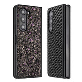 Forged Carbon Flakes Samsung Z Fold Case-Exoticase-Exoticase