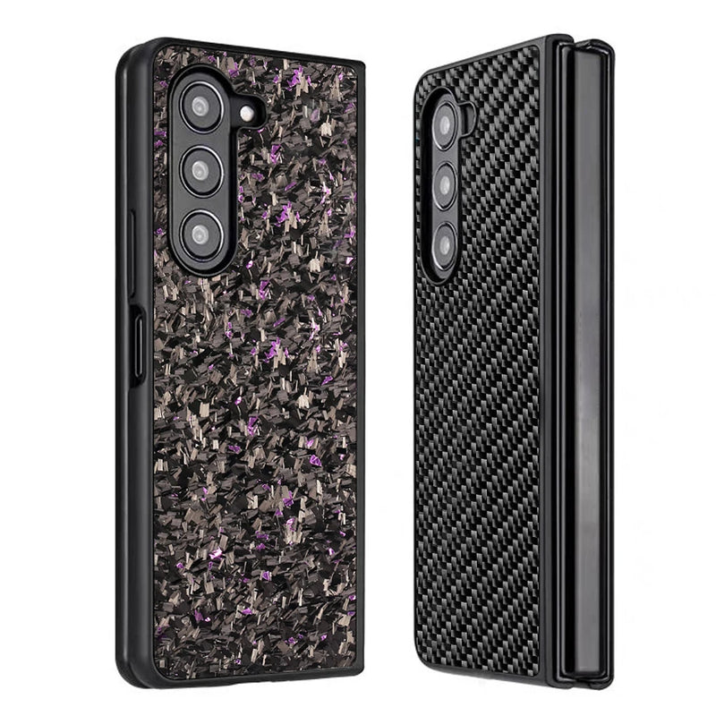 Forged Carbon Flakes Samsung Z Fold Case-Exoticase-Exoticase