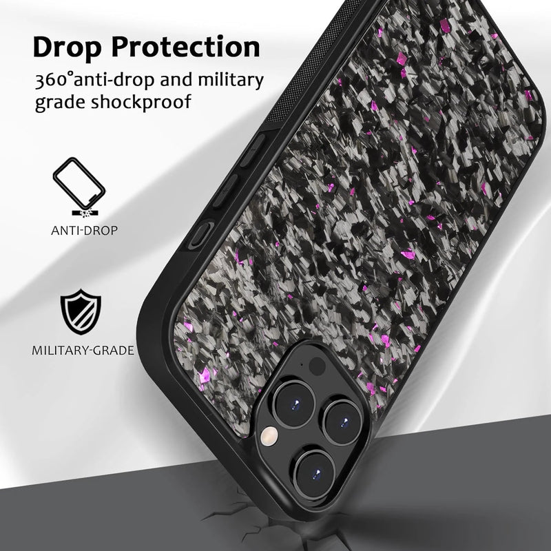 Forged Carbon Flakes iPhone Case-Exoticase-Exoticase