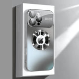 FrostMatte Full Glass Lens Logo Cut iPhone Case-Exoticase-For iPhone 16 Pro Max-Gray-Exoticase