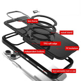 Frosted Back Mesh Sides iPhone Case with Ring-Exoticase-Exoticase