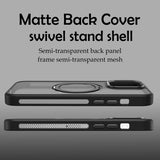 Frosted Back Mesh Sides iPhone Case with Ring-Exoticase-Exoticase