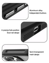 Frosted Back Mesh Sides iPhone Case with Ring-Exoticase-Exoticase