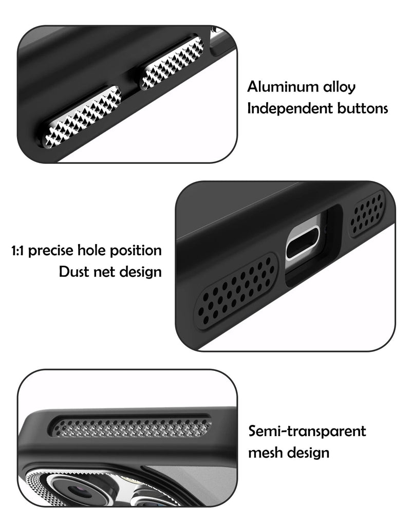 Frosted Back Mesh Sides iPhone Case with Ring-Exoticase-Exoticase