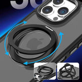 Frosted Back Mesh Sides iPhone Case with Ring-Exoticase-Exoticase