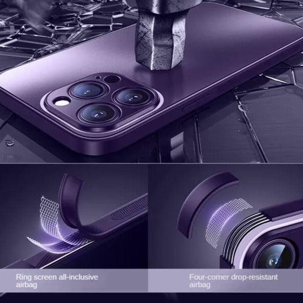 Frosted Glass Apple iPhone Case-Exoticase-