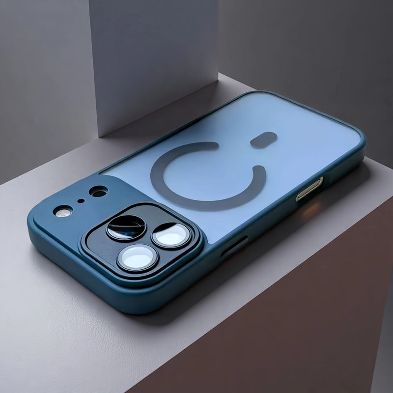 Frosted Magnetic Full Lens Cover iPhone Case-Exoticase-Exoticase