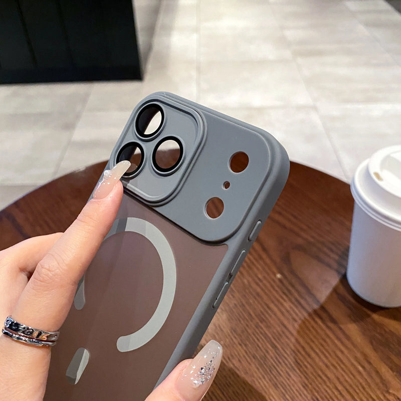 Frosted Magnetic Full Lens Cover iPhone Case-Exoticase-Exoticase