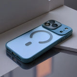 Frosted Magnetic Full Lens Cover iPhone Case-Exoticase-Exoticase