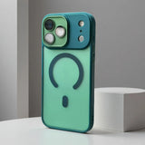 Frosted Magnetic Full Lens Cover iPhone Case-Exoticase-iPhone 17 Pro Max-Green-Exoticase