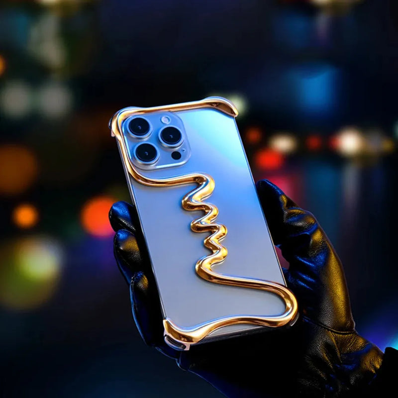 Full Metal Frameless AirBags iPhone Case-Exoticase-Exoticase
