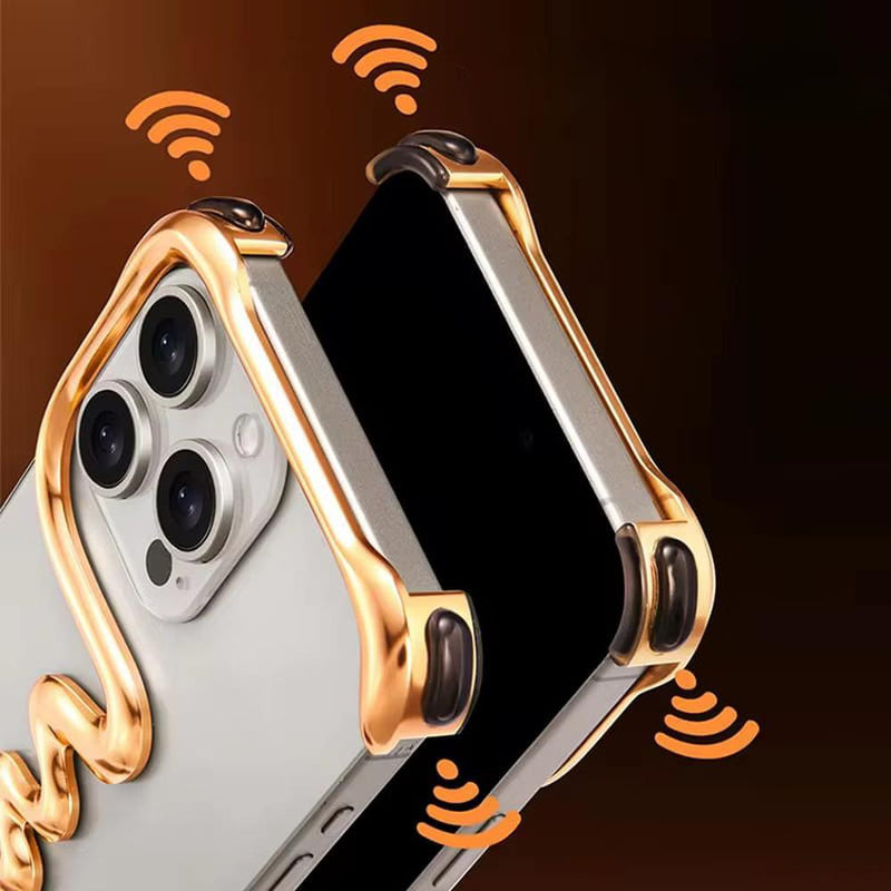 Full Metal Frameless AirBags iPhone Case-Exoticase-Exoticase