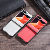 Full Protection PU Leather Samsung Z Flip Case-Exoticase-