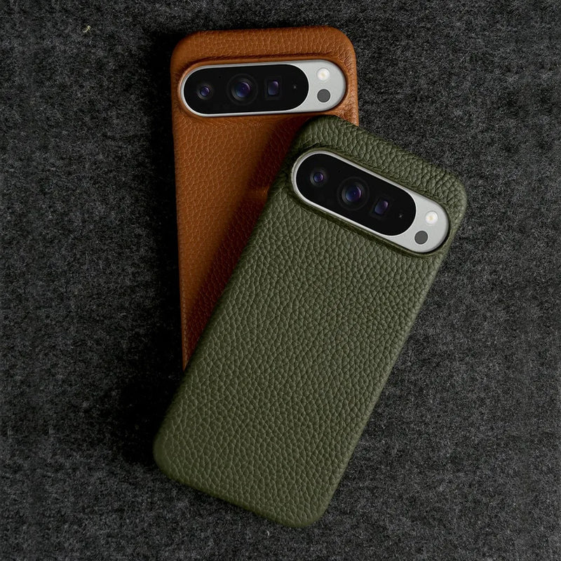 Genuine Cowhide Leather Google Pixel Phone Case-Pixel 7 Cases-Exoticase-Exoticase