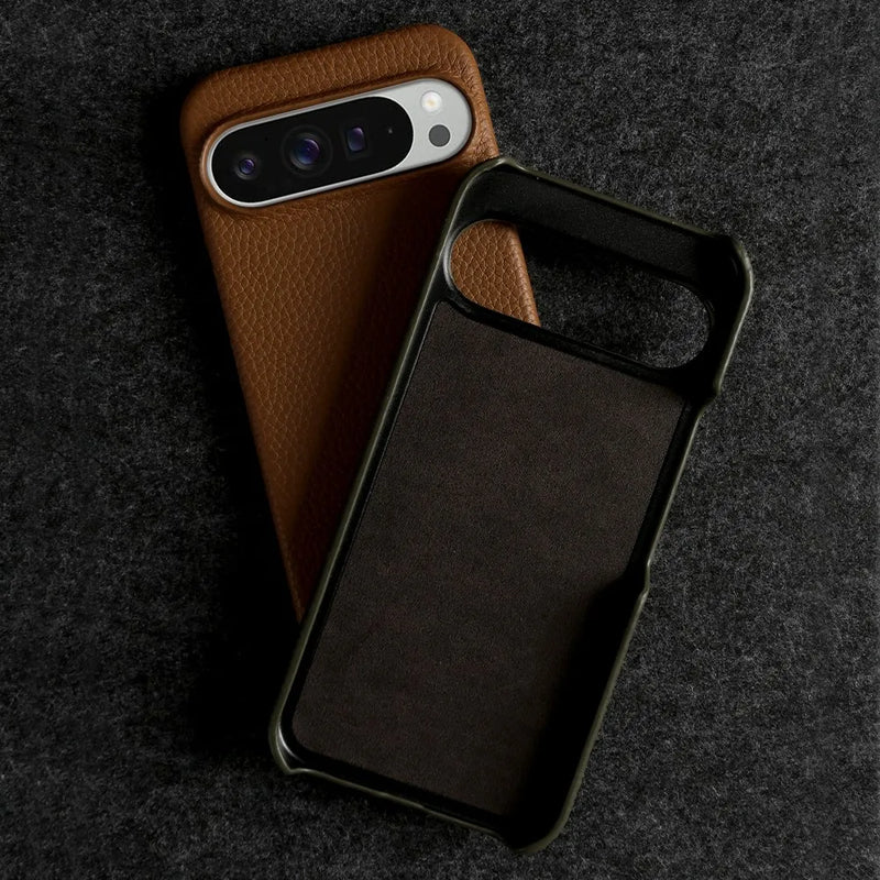 Genuine Cowhide Leather Google Pixel Phone Case-Pixel 7 Cases-Exoticase-Exoticase