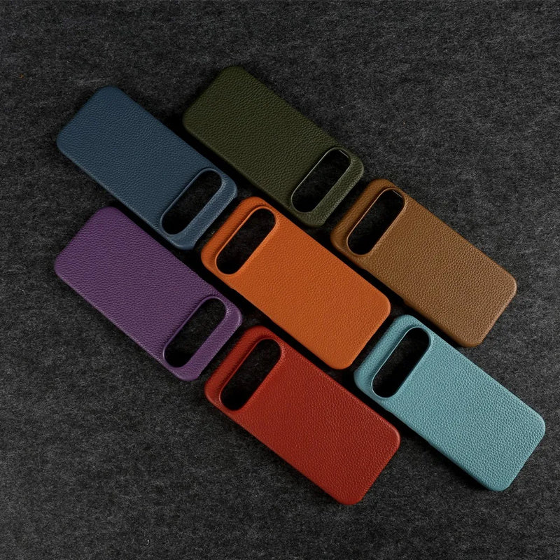 Genuine Cowhide Leather Google Pixel Phone Case-Pixel 7 Cases-Exoticase-Exoticase