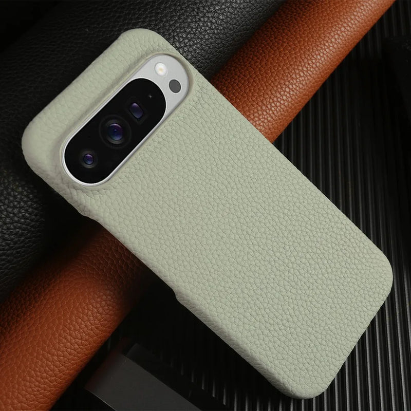 Genuine Cowhide Leather Google Pixel Phone Case-Pixel 7 Cases-Exoticase-Exoticase
