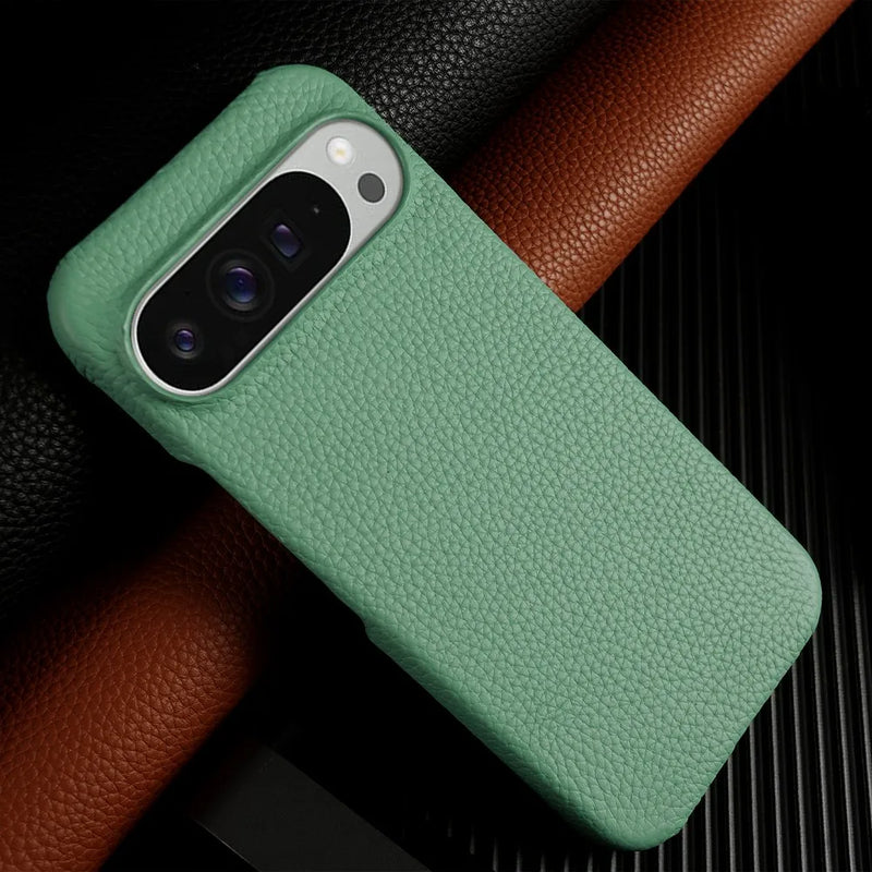 Genuine Cowhide Leather Google Pixel Phone Case-Pixel 7 Cases-Exoticase-Exoticase