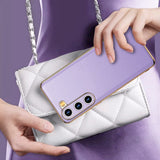 Genuine Cowhide Leather Plated Sides Samsung Case-Exoticase-