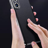 Genuine Cowhide Leather Plated Sides Samsung Case-Exoticase-