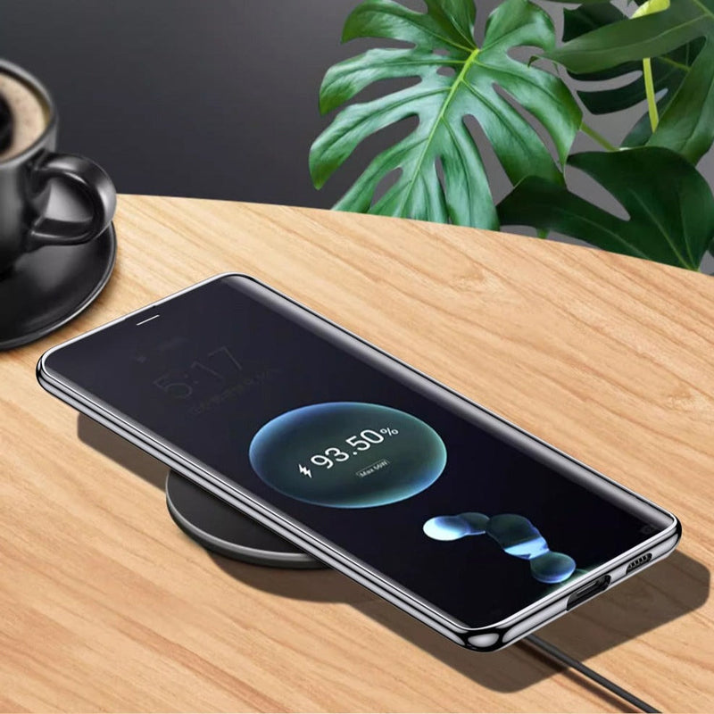 Genuine Cowhide Leather Plated Sides Samsung Case-Exoticase-