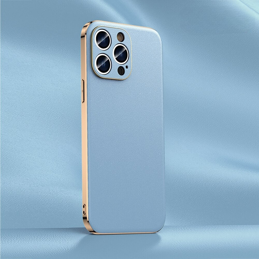 Genuine Cowhide Leather With Vacuum Plated Sides iPhone Case – Exoticase Genuine Cowhide Leather With Vacuum Plated Sides iPhone Case – Exoticase