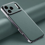 Genuine Cowhide Leather With Vacuum Plated Sides iPhone Case-Exoticase-Exoticase