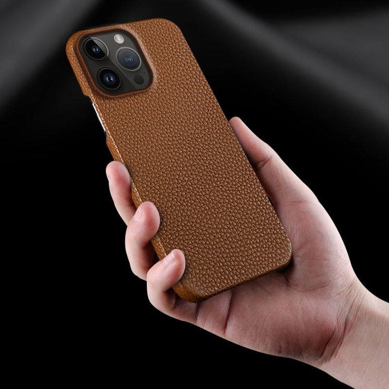Genuine Cowhide Leather iPhone Case-Exoticase-
