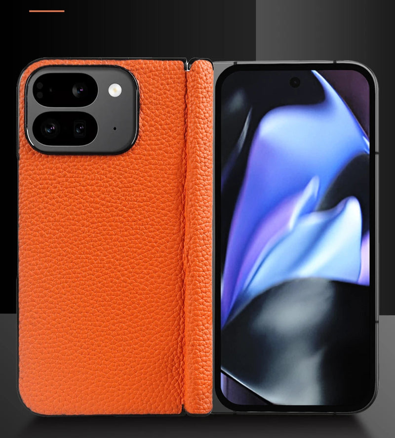 Genuine Leather Pixel Fold Case-Exoticase-Exoticase