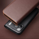 Genuine Leather Premium Flip Wallet iPhone Case-Exoticase-Exoticase