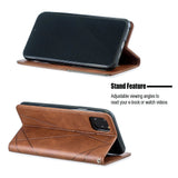 Geometric Leather Flip Wallet iPhone Case-Exoticase-Exoticase