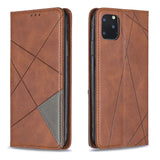 Geometric Leather Flip Wallet iPhone Case-Exoticase-Exoticase