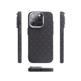 Geometric Tessellation Alloy Lens MagSafe iPhone Case-Exoticase-Black-iPhone 16 Pro Max-Exoticase