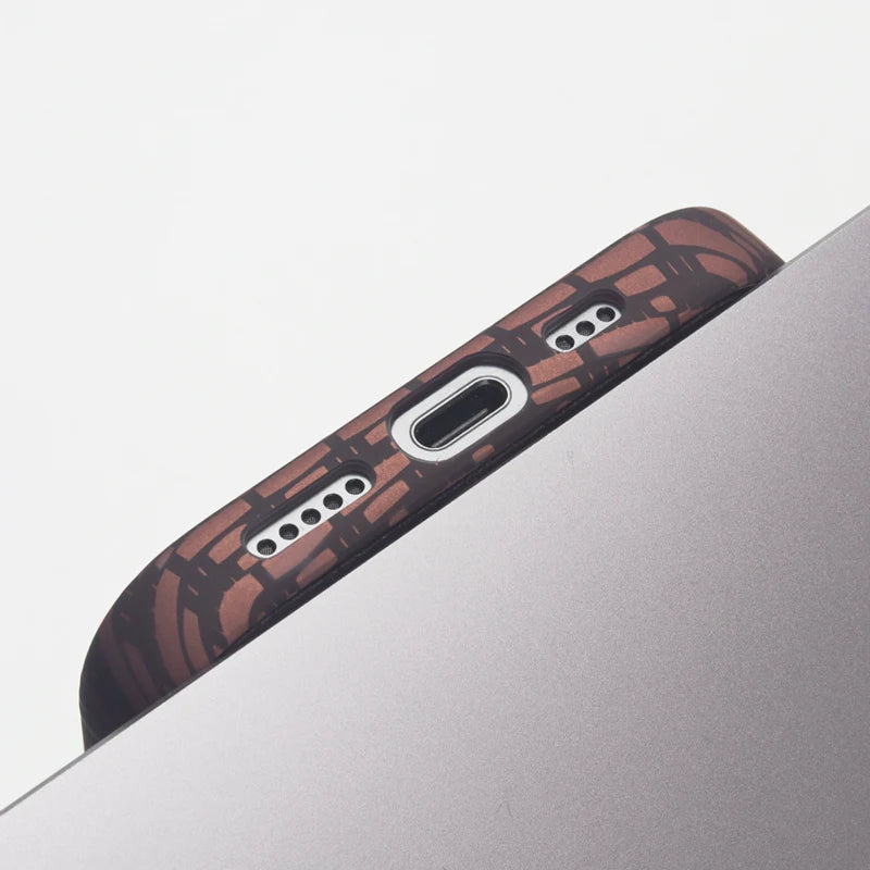 Geometric Tessellation Alloy Lens MagSafe iPhone Case-Exoticase-Exoticase
