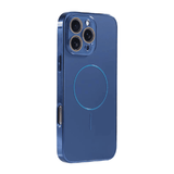 Glass Lens Plated Slim Magnetic iPhone Case-Exoticase-iPhone 16 Pro Max-Blue-Exoticase