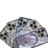 Glitter Bling Armor Lens MagSafe iPhone Case-Exoticase-Exoticase