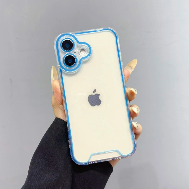 Glow In The Dark Luminous Transparent iPhone Case-Exoticase-For iPhone 16 Pro Max-Blue-Exoticase