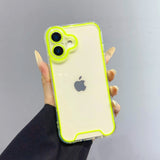Glow In The Dark Luminous Transparent iPhone Case-Exoticase-For iPhone 16 Pro Max-Yellow-Exoticase