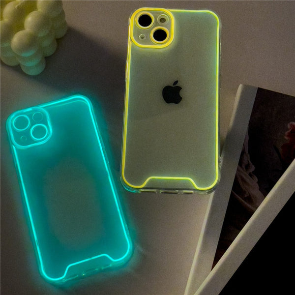 Glow In The Dark Luminous Transparent iPhone Case-Exoticase-