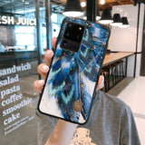 Gold Foil Floral Marble Samsung Case-Samsung Galaxy Phone Case-Exoticase-For S22 Ultra-2-