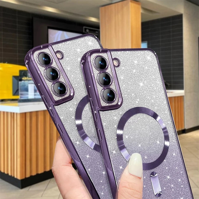 Gradient Glitter Sheet Samsung Case-Exoticase-Exoticase