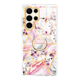 Gradient Marble With Ring Holder Case For Samsung Galaxy-Exoticase-For Samsung S23-g-Exoticase