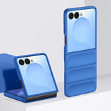 Grip Friendly Hard Samsung Galaxy Z Flip Case-Exoticase-Dark Blue-for Samsung Z Flip 8-Exoticase