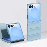 Grip Friendly Hard Samsung Galaxy Z Flip Case-Exoticase-Sky Blue-for Samsung Z Flip 8-Exoticase