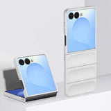 Grip Friendly Hard Samsung Galaxy Z Flip Case-Exoticase-White-for Samsung Z Flip 8-Exoticase