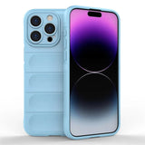 Grip Friendly Silicone Apple iPhone Case-Exoticase-For iPhone 15 Pro Max-Light Blue-